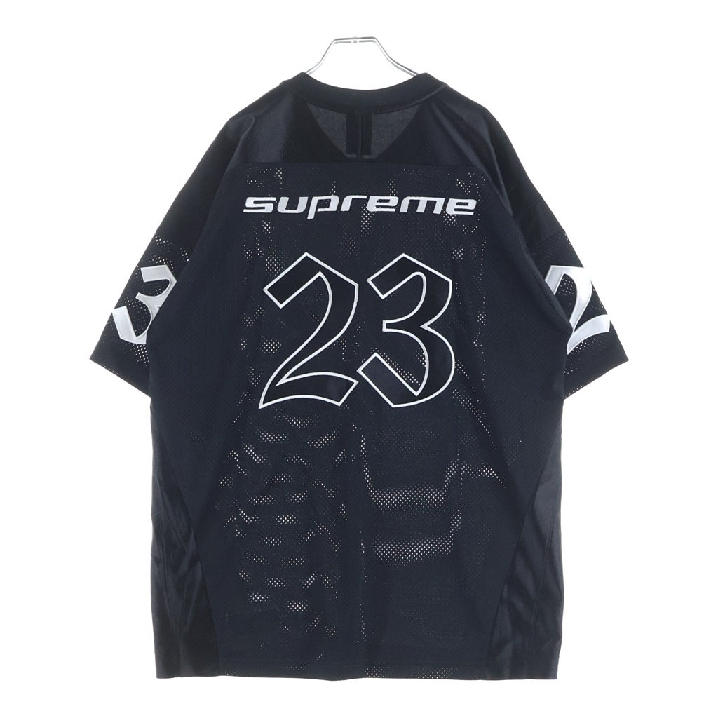 SUPREME(シュプリーム) 26SS ×Jordan Warm Up Jersey ×ジョーダン ウォームアップジャージ メッシュ 半袖カットソー Tシャツ ブラック -