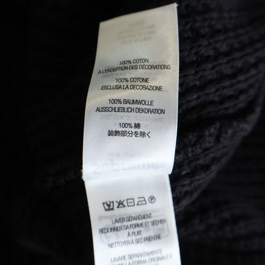 SUPREME(シュプリーム) 26SS Melange Rib Knit Sweater メランジ リブ クルーネック ニットセーター ブラック