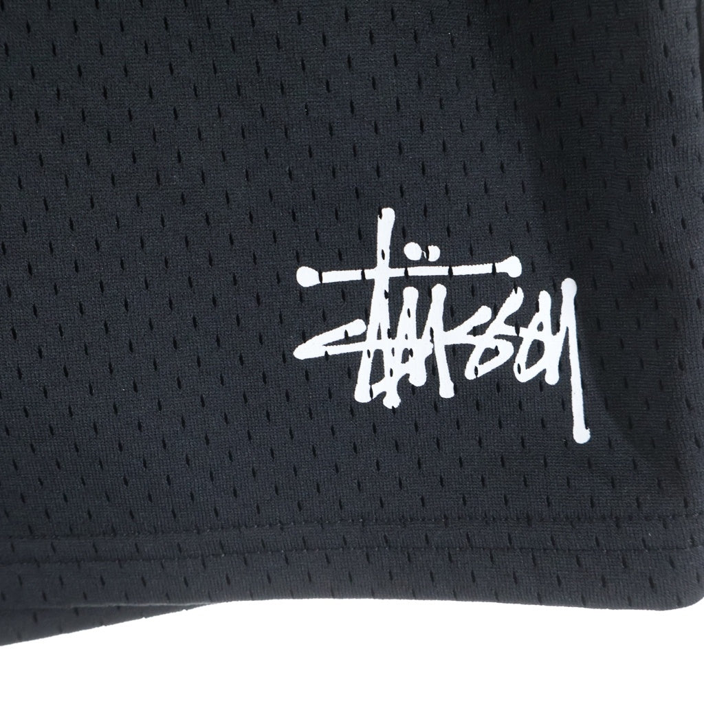 STUSSY(ステューシー) BASIC MESH SHORT バシック メッシュ ショーツ ハーフパンツ ブラック