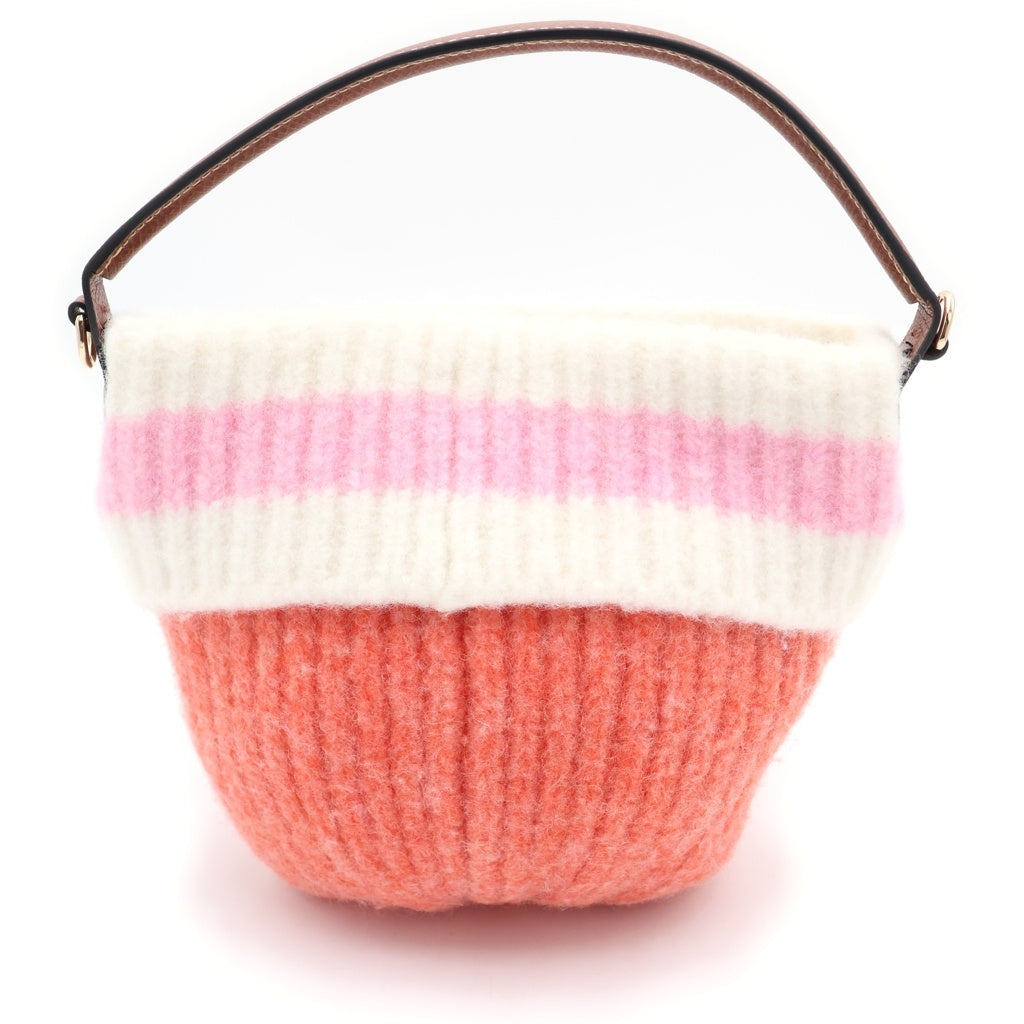 LONGCHAMP(ロンシャン) 26SS Le Pliage ニット帽 ショルダーバッグ ハンドバッグ ピンク レディース