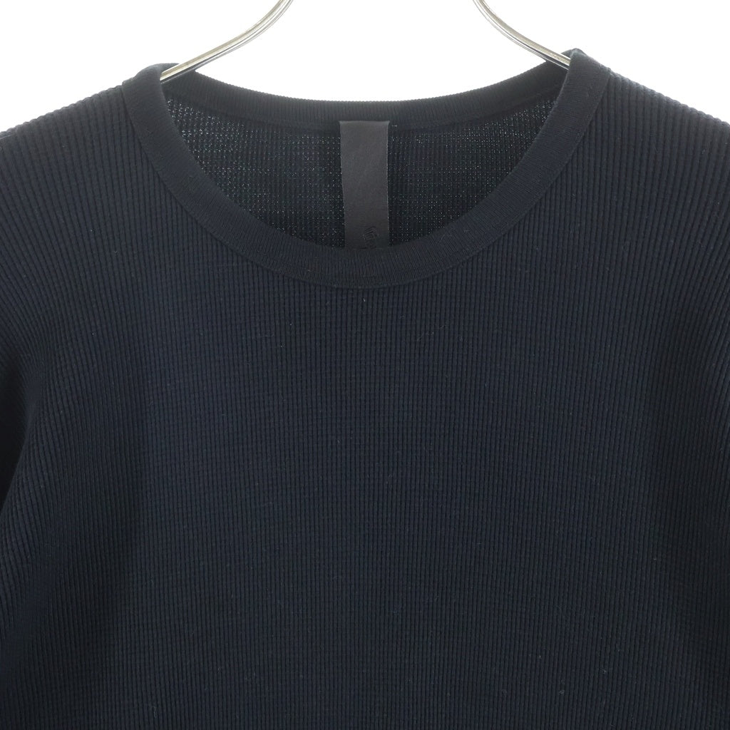 CHROME HEARTS(クロムハーツ) Y NOT クロスパッチ付きコットン長袖カットソー 長袖Tシャツ ブラック