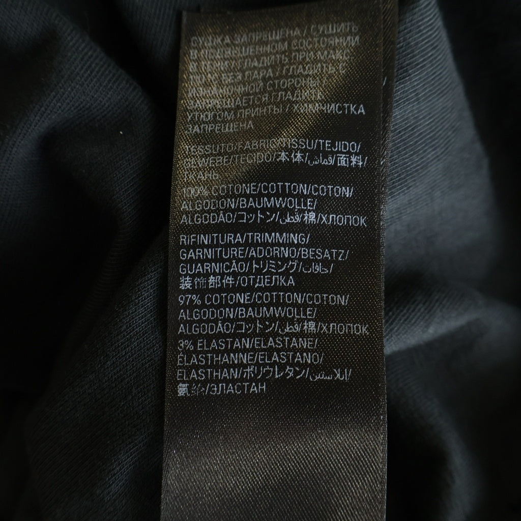 BALENCIAGA(バレンシアガ) 24SS Antwerpen Inside Out ダメージ加工 半袖Tシャツ ブラック787358 TQVP7 787358 TQVP7