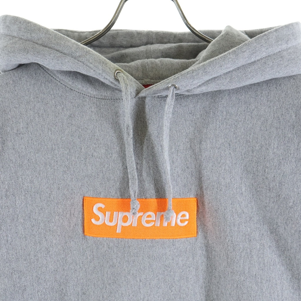 SUPREME(シュプリーム) 17AW Box Logo Hooded Sweatshirt ボックスロゴ プルオーバースウェットパーカー フーディー グレー