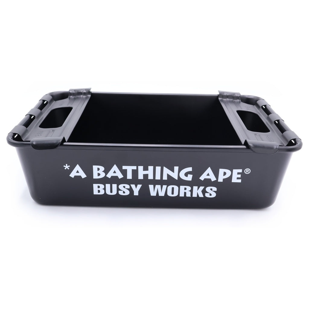 A BATHING APE(アベイシングエイプ) ×TOYOSTEEL STACKING BOX ×東洋スチール スタッキングマルチ ボックス ブラック