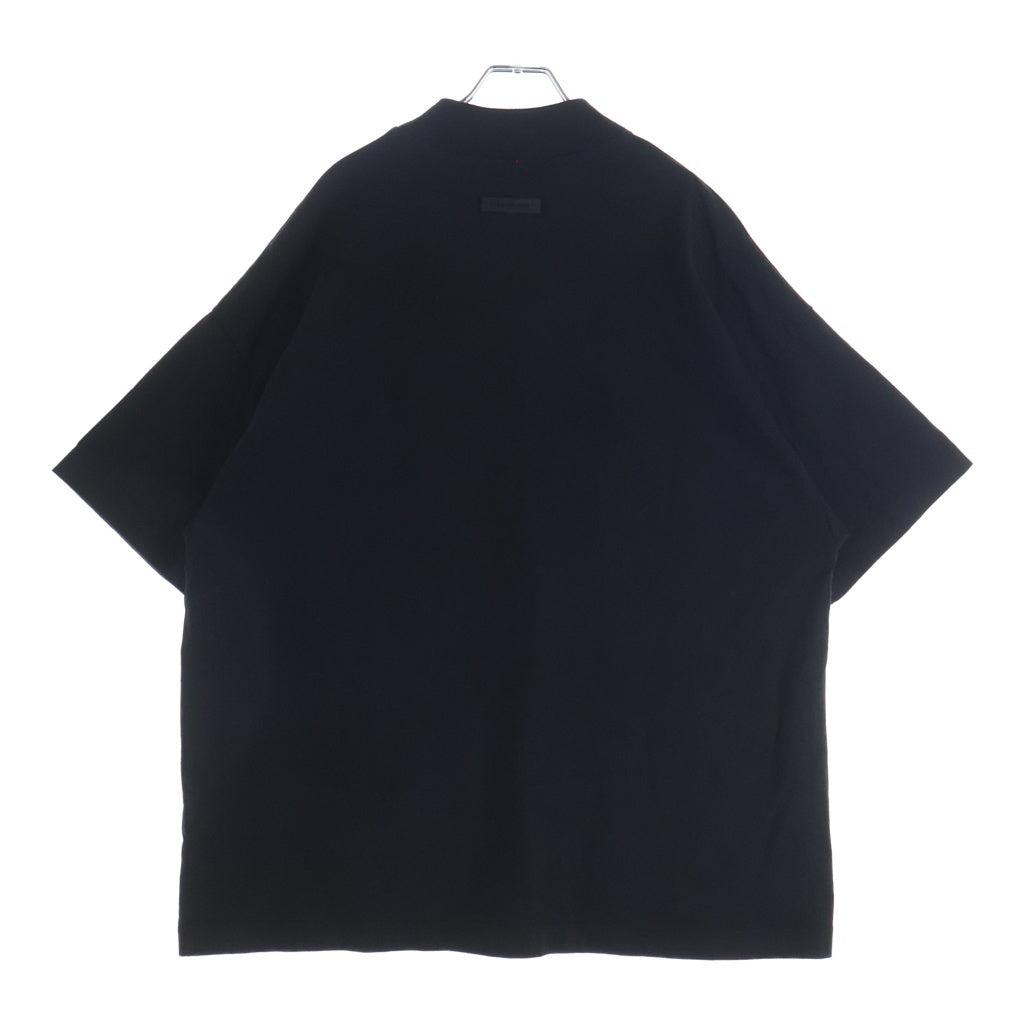 FEAR OF GOD ESSENTIALS(フィアオブゴッド エッセンシャルズ) S/S T-SHIRT ラバーロゴ 半袖Tシャツ ブラック