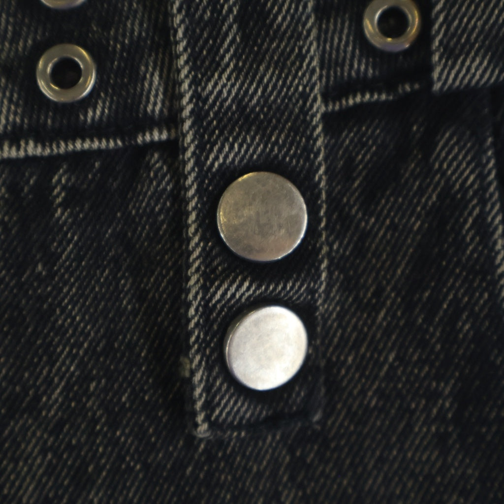 NO/FAITH STUDIOS(ノーフェイスストゥディオス) CARGO DENIM PANTS マルチポケットデザイン デニム カーゴワイドパンツ カーキ -