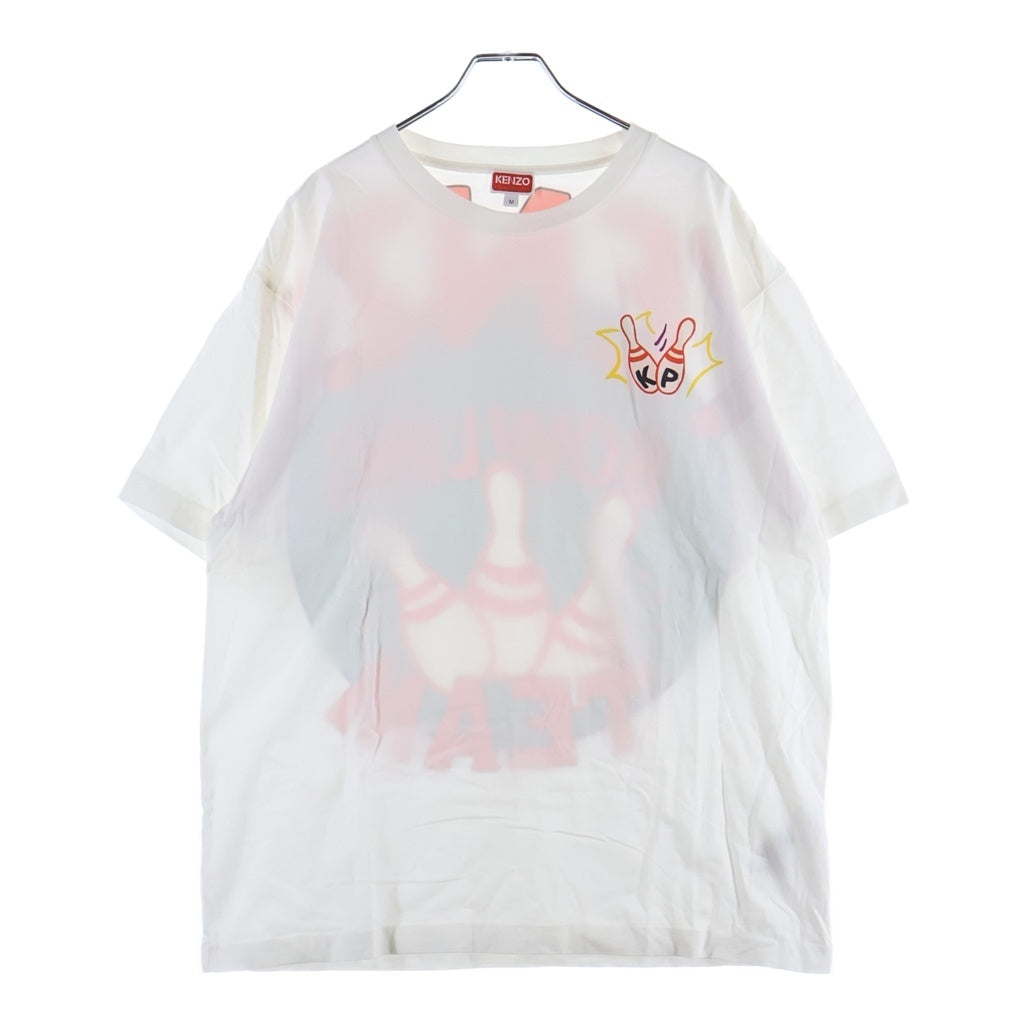 KENZO(ケンゾー) Bowling Oversized T-Shirt 半袖Tシャツ ホワイト FD55TS4534SG