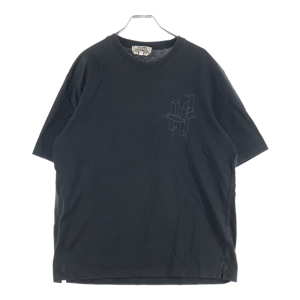 HERMES(エルメス) H 3D T-Shirt 半袖Tシャツ ブラック