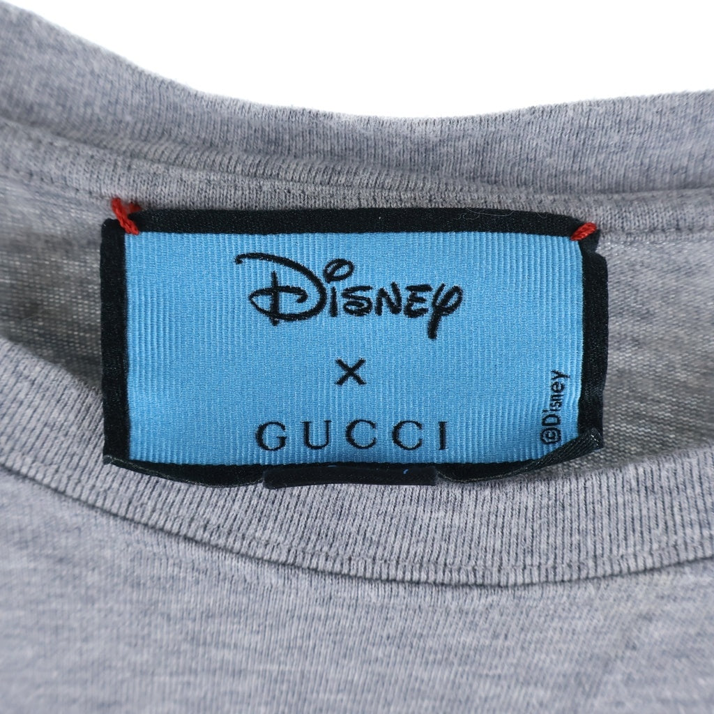 GUCCI(グッチ) ×Disney Donald Duck T-Shirt ディズニー 半袖Tシャツ グレー 548334 XJDAE