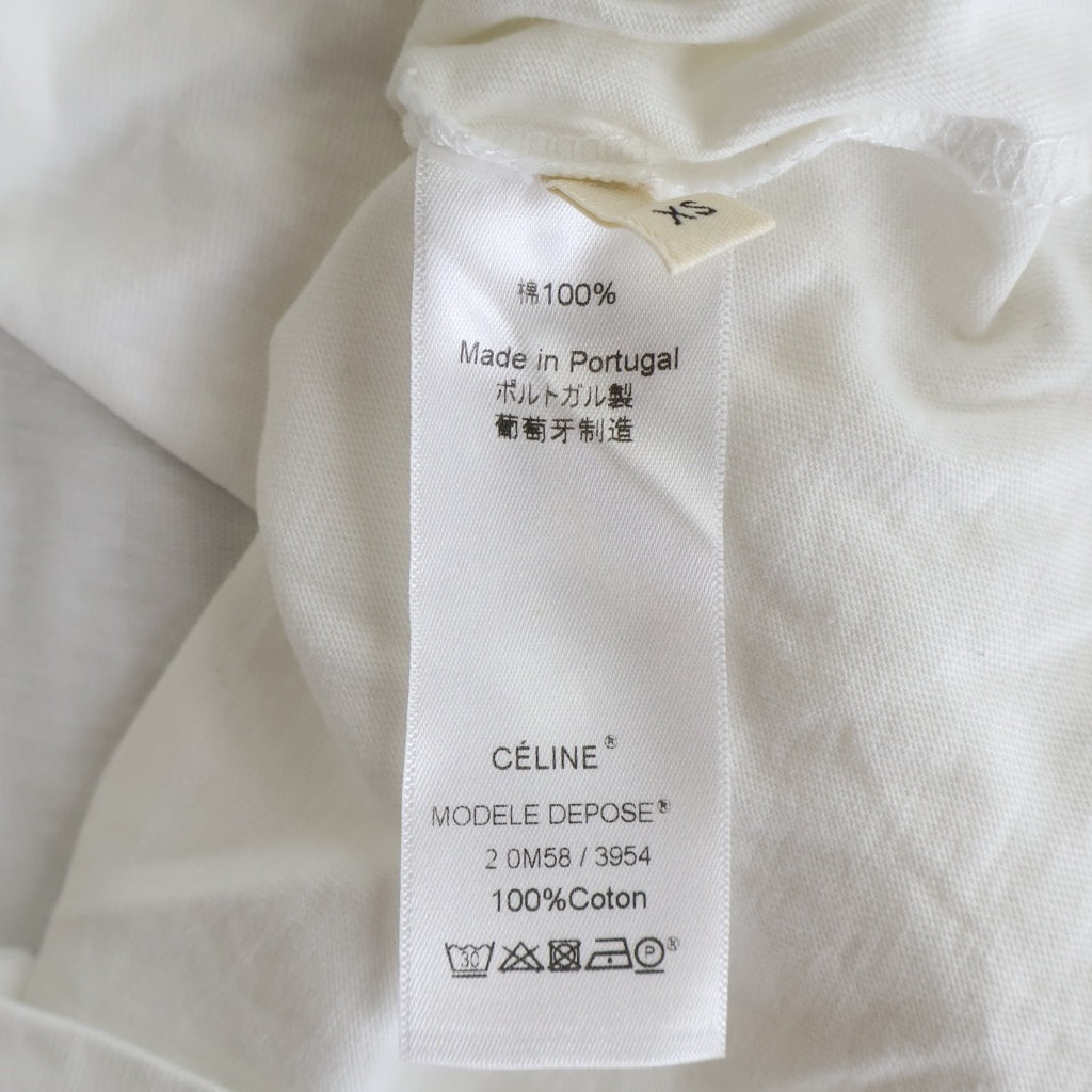 CELINE(セリーヌ) T-Shirt フィービー期 半袖Tシャツ ホワイト