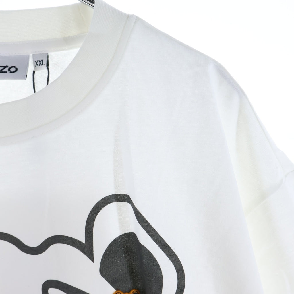 KENZO(ケンゾー) K-Tiger T-Shirt タイガープリント 半袖Tシャツ ホワイト FB65TS5224SA