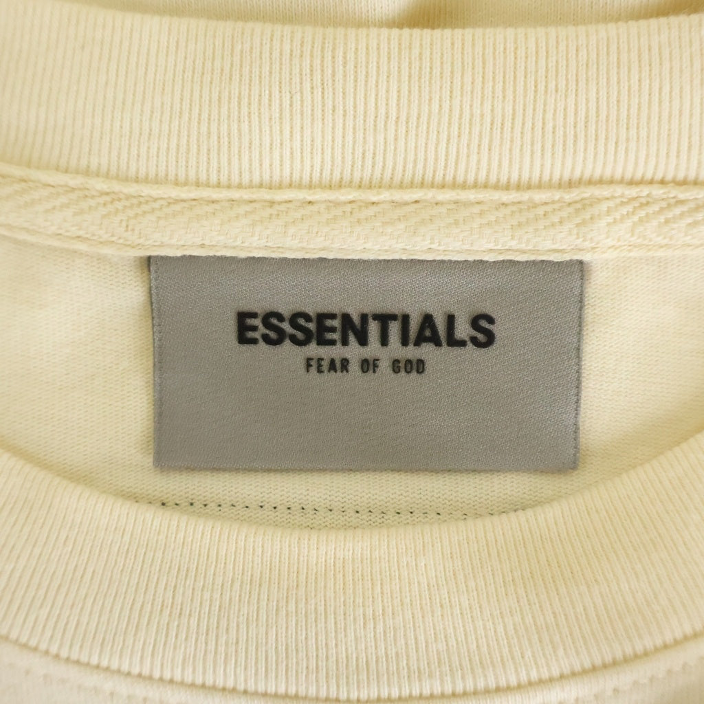 FEAR OF GOD ESSENTIALS(フィアオブゴッド エッセンシャルズ) S/S T-SHIRT バックラバーロゴ 半袖Tシャツ アイボリー