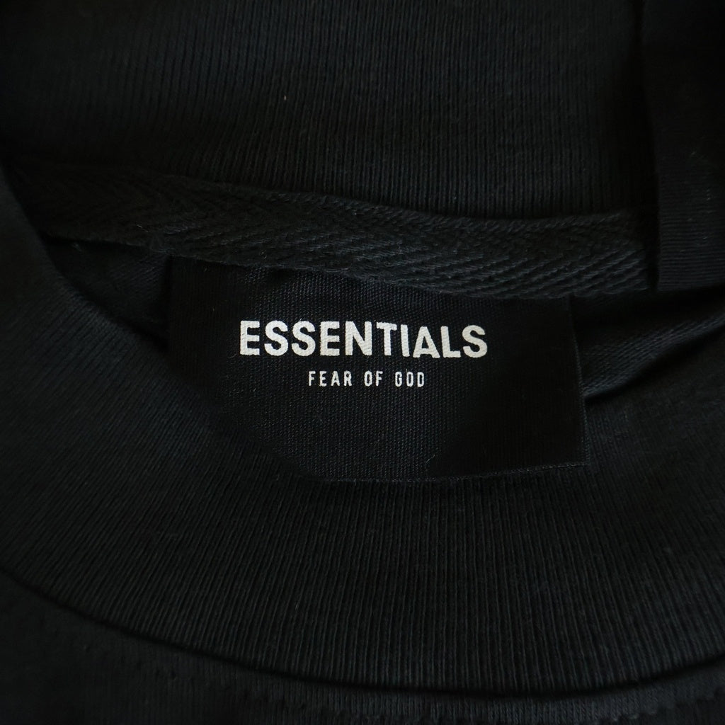 FEAR OF GOD ESSENTIALS(フィアオブゴッド エッセンシャルズ) L/S T-SHIRT FLOWER フラワーフォト 長袖Tシャツ ロンT ブラック