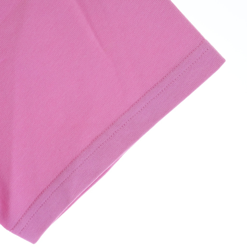 AMI Alexandre Mattiussi(アミアレクサンドルマテュッシ) T-Shirt ハートロゴ刺繍 半袖Tシャツ ピンク UTS004.726