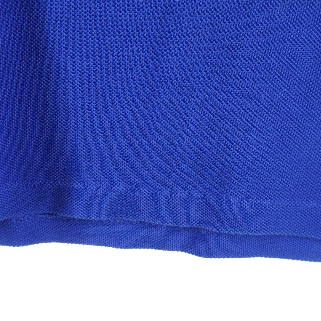 AMI Alexandre Mattiussi(アミアレクサンドルマテュッシ) Polo Shirt ハートロゴ刺繍 半袖ポロシャツ ブルー A21HJ207.760
