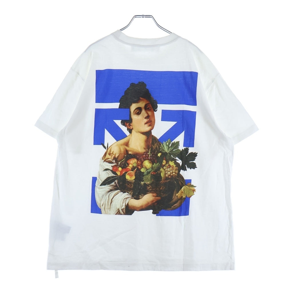 OFF-WHITE(オフホワイト) 21SS Caravaggio T-Shirt カラヴァッジョ 半袖Tシャツ ホワイト OMAA038S21JER007