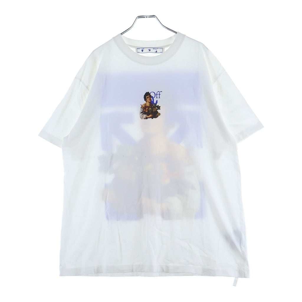 OFF-WHITE(オフホワイト) 21SS Caravaggio T-Shirt カラヴァッジョ 半袖Tシャツ ホワイト OMAA038S21JER007