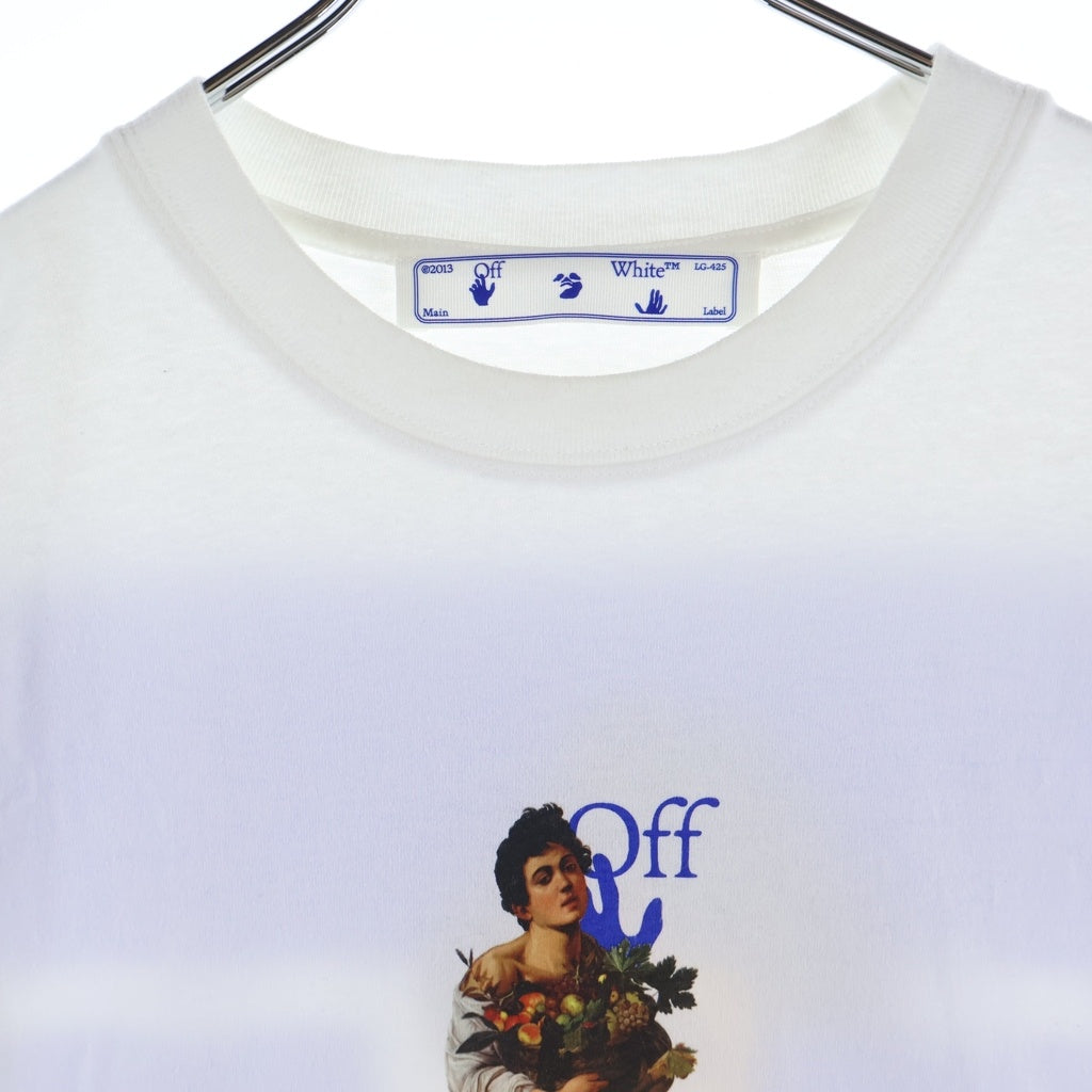 OFF-WHITE(オフホワイト) 21SS Caravaggio T-Shirt カラヴァッジョ 半袖Tシャツ ホワイト OMAA038S21JER007