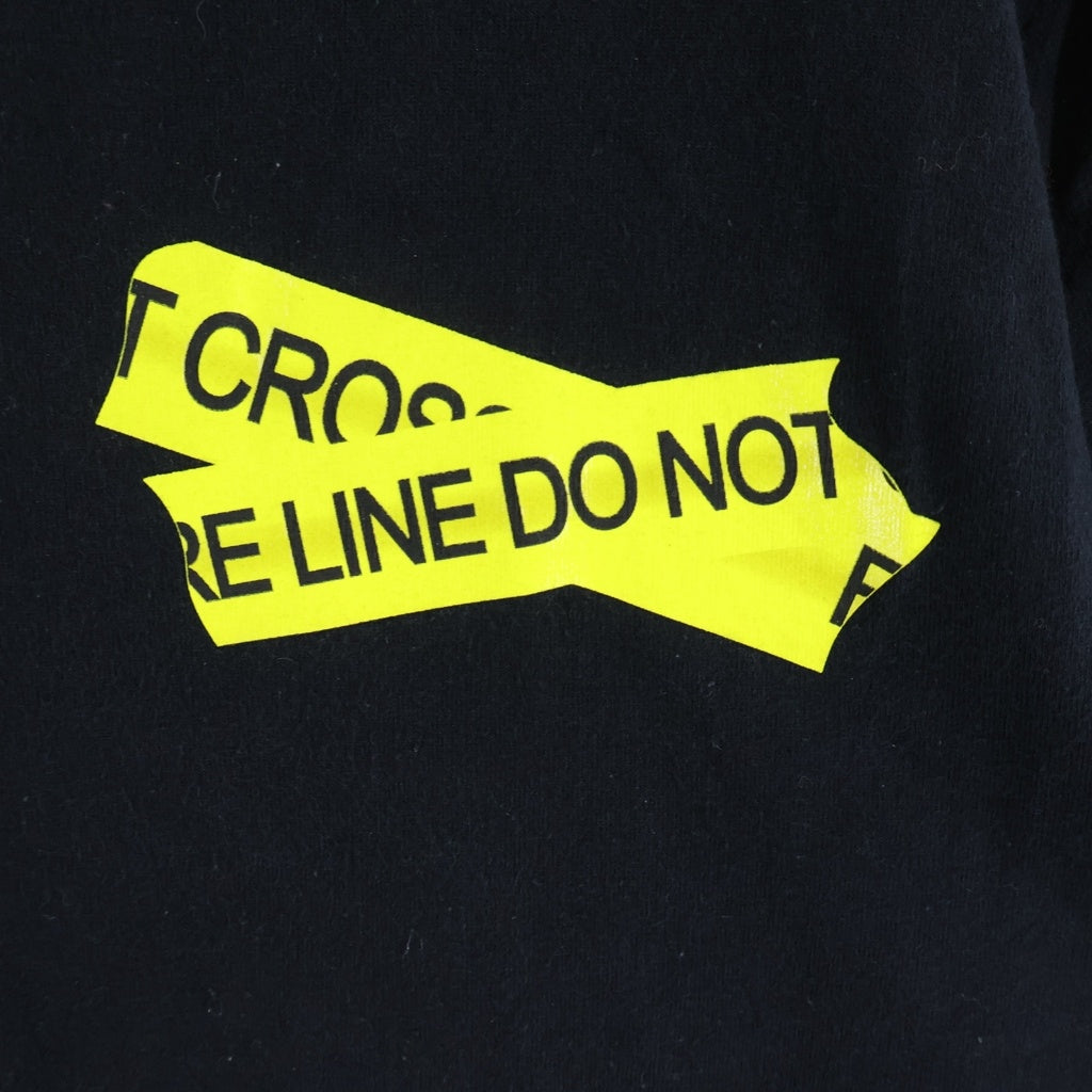 OFF-WHITE(オフホワイト) 20SS Fire Tape T-Shirt テープロゴ 半袖Tシャツ ブラック OMAA002G20JER005