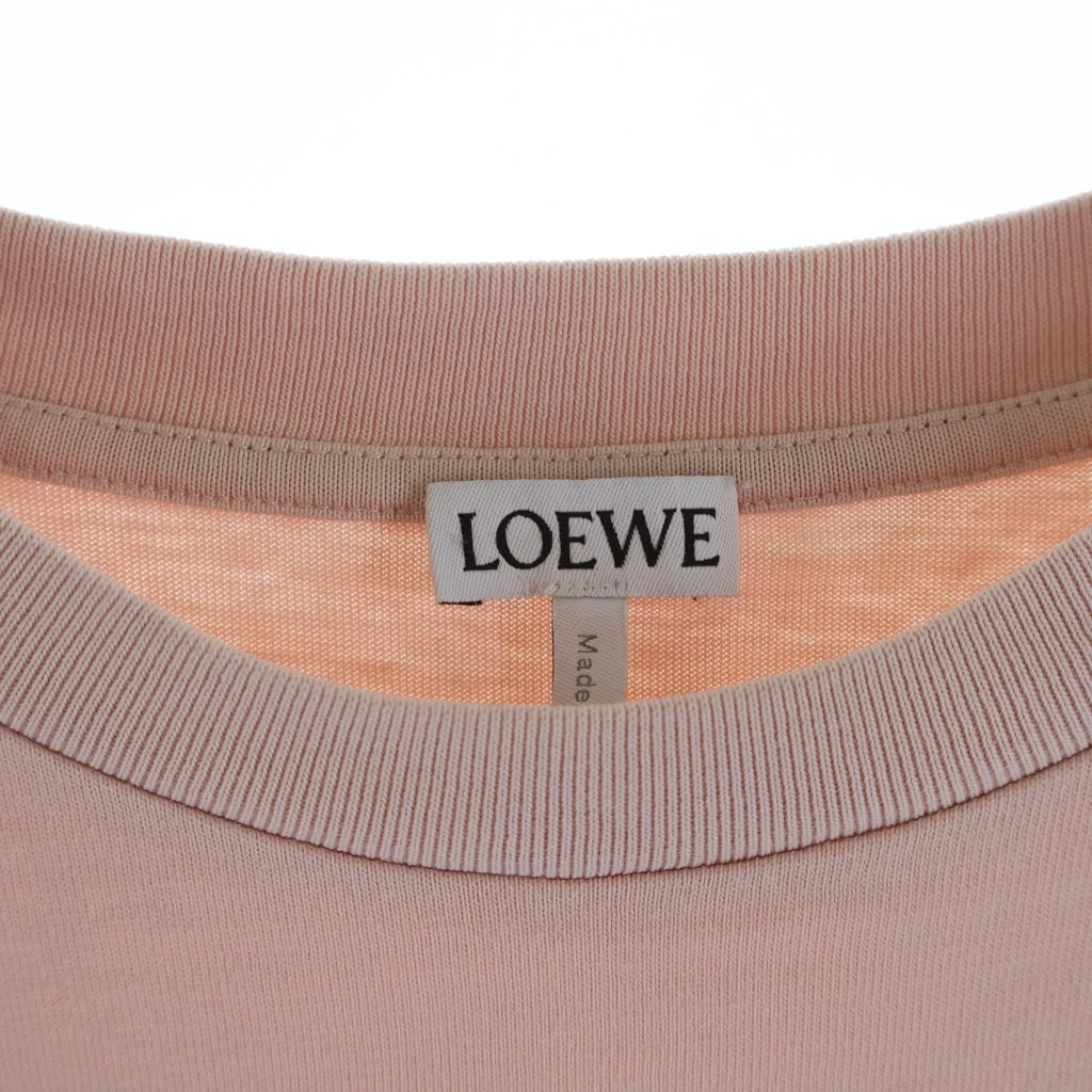 LOEWE(ロエベ) Anagram T-Shirt アナグラム刺繍 半袖Tシャツ ピンク S359333XBW
