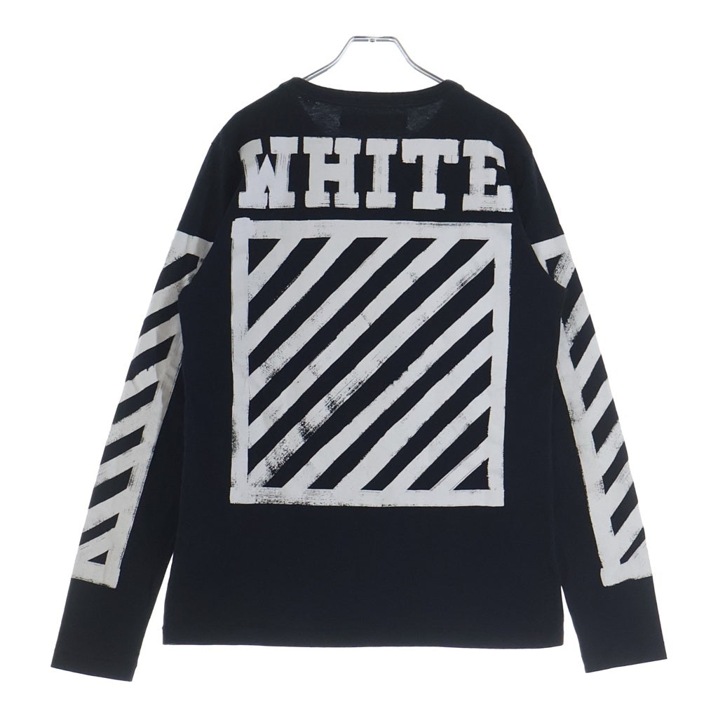 OFF-WHITE(オフホワイト) 16AW L/S T-Shirt 長袖Tシャツ ロンT ブラック