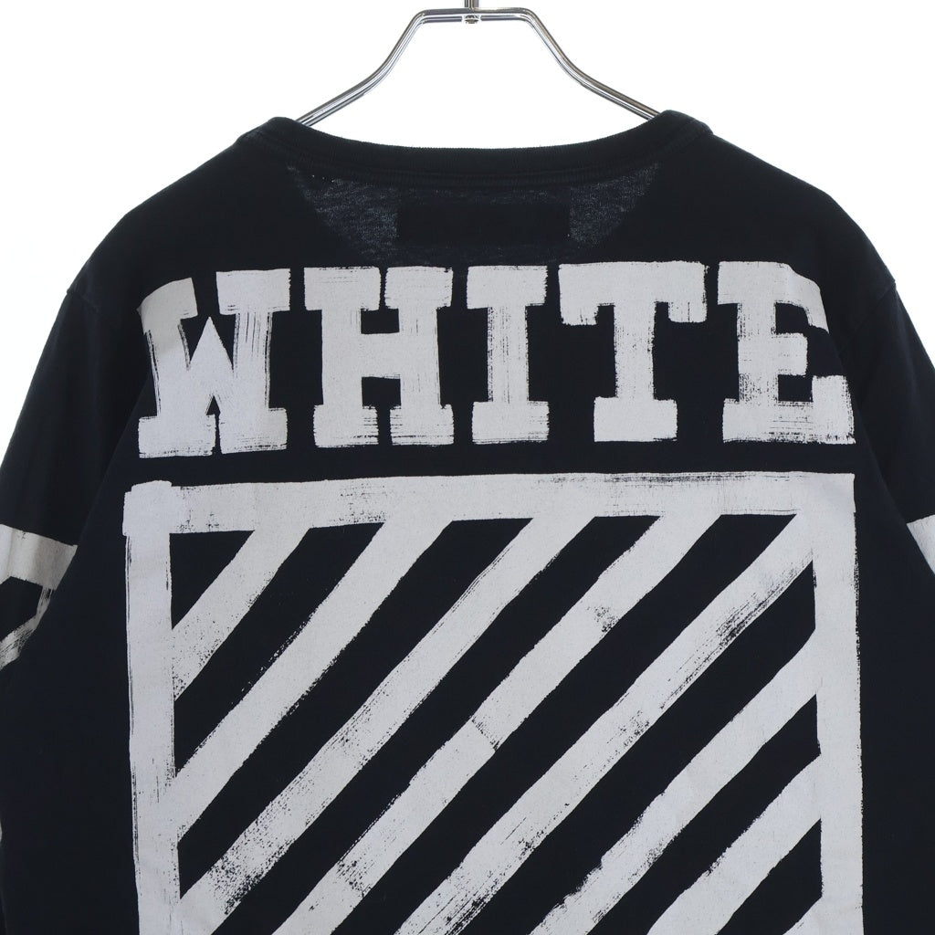 OFF-WHITE(オフホワイト) 16AW L/S T-Shirt 長袖Tシャツ ロンT ブラック