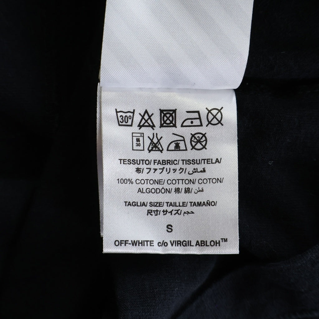 OFF-WHITE(オフホワイト) 16AW L/S T-Shirt 長袖Tシャツ ロンT ブラック