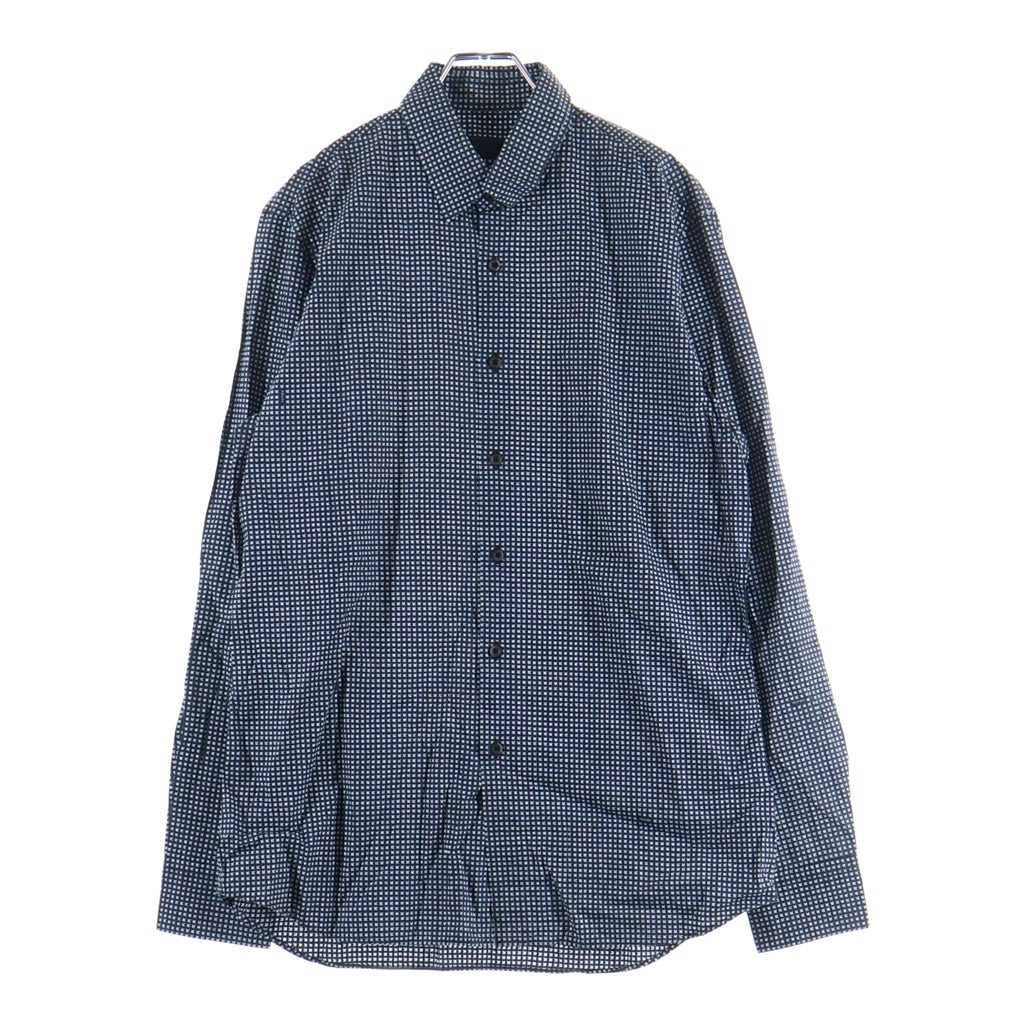 PRADA(プラダ) L/S Shirt 総柄 長袖シャツ ブラック UCM608
