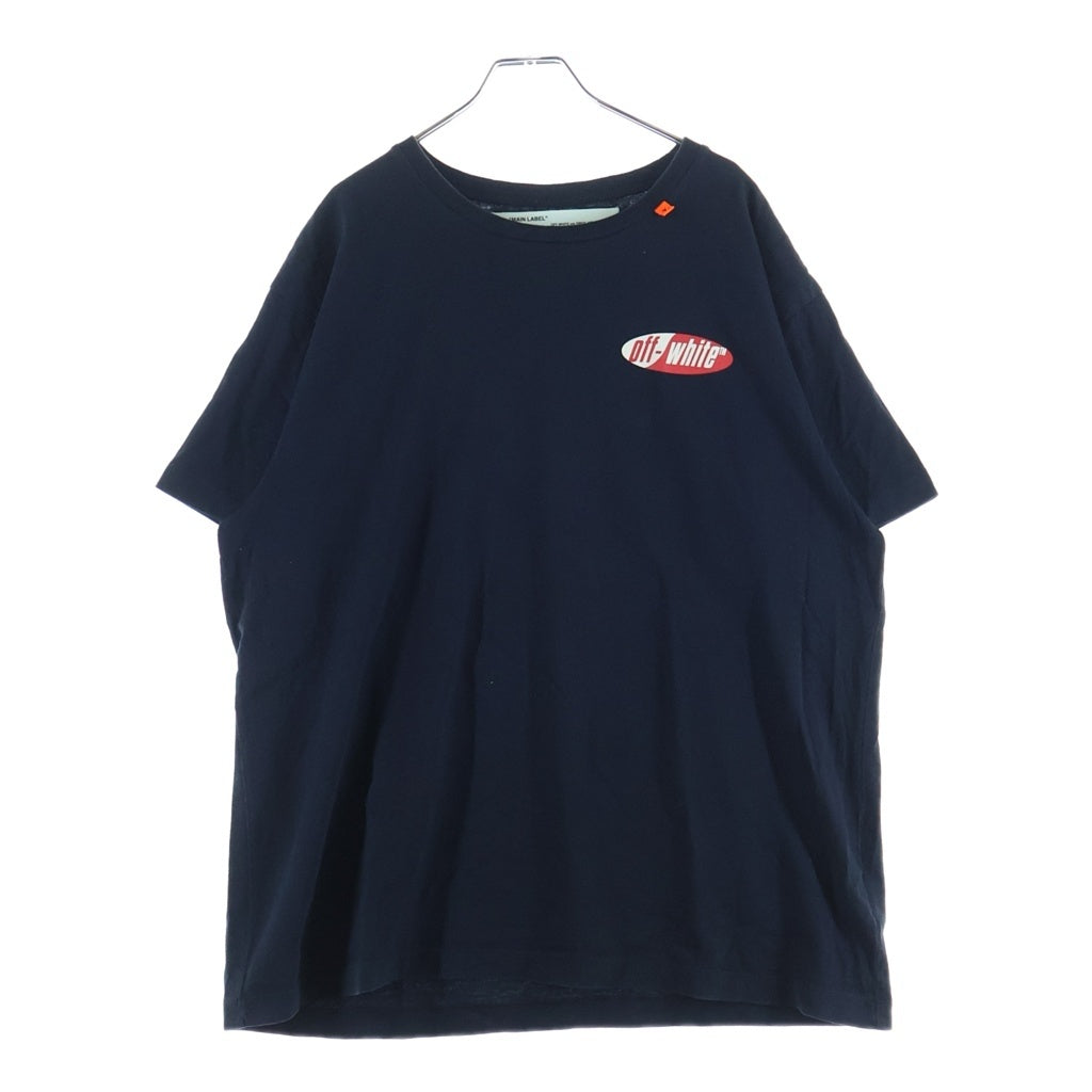 OFF-WHITE(オフホワイト) 19SS Split Logo T-Shirt 半袖Tシャツ ブラック OMAA038S19185006