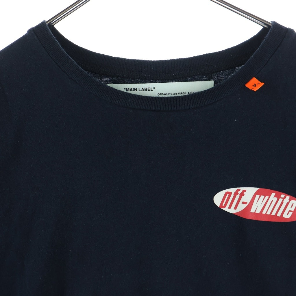 OFF-WHITE(オフホワイト) 19SS Split Logo T-Shirt 半袖Tシャツ ブラック OMAA038S19185006