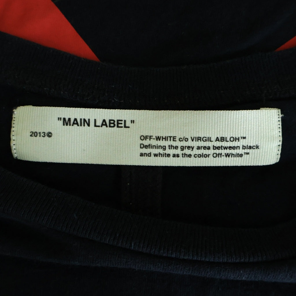 OFF-WHITE(オフホワイト) 19SS Split Logo T-Shirt 半袖Tシャツ ブラック OMAA038S19185006