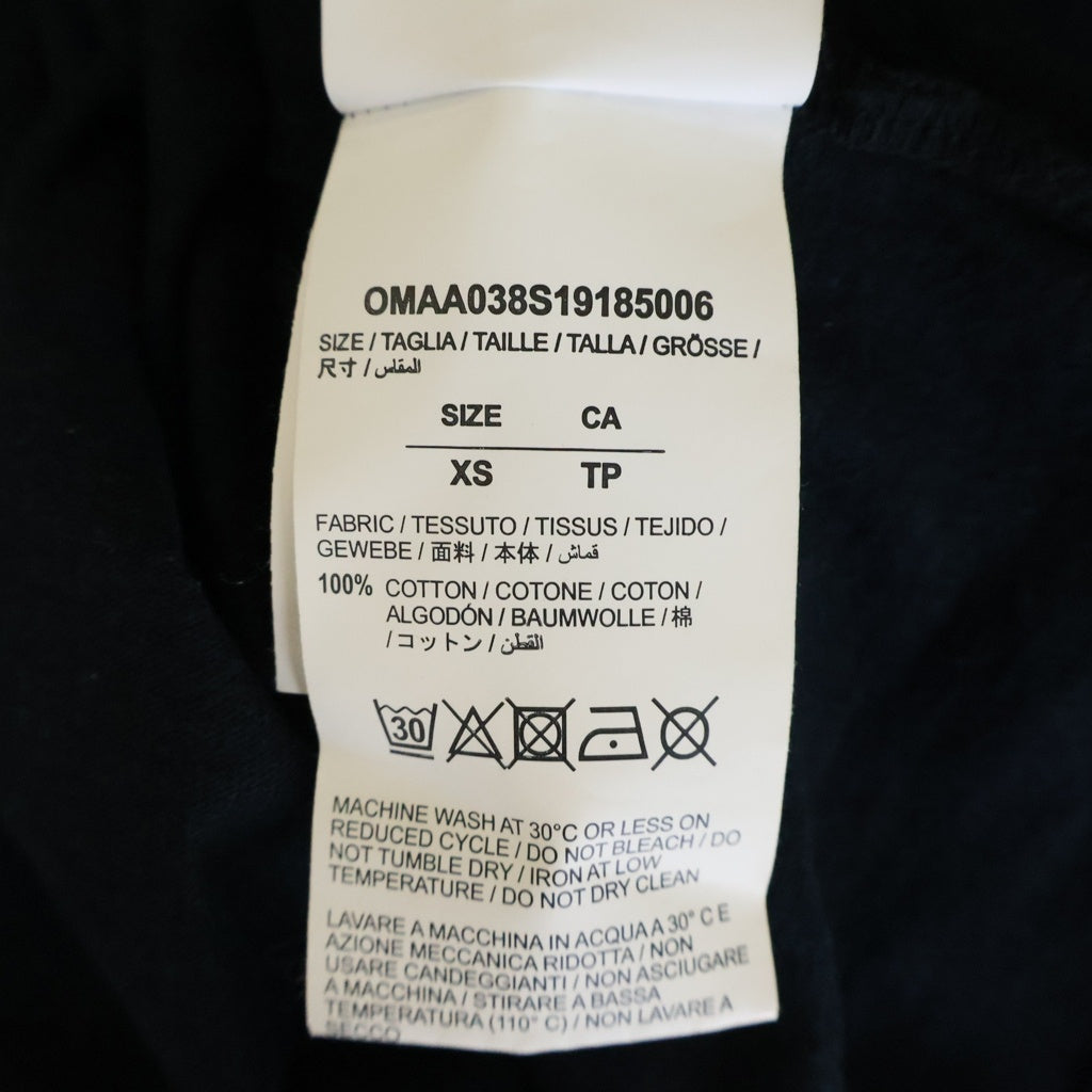 OFF-WHITE(オフホワイト) 19SS Split Logo T-Shirt 半袖Tシャツ ブラック OMAA038S19185006