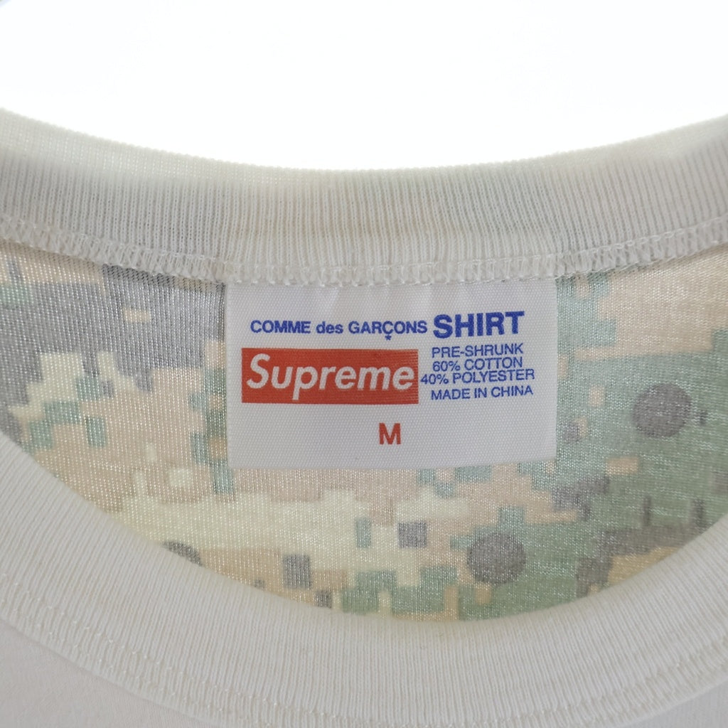 SUPREME(シュプリーム) 13SS ×COMME des GARCONS Box Logo S/S Tee コムデギャルソン ボックスロゴ 半袖Tシャツ ホワイト