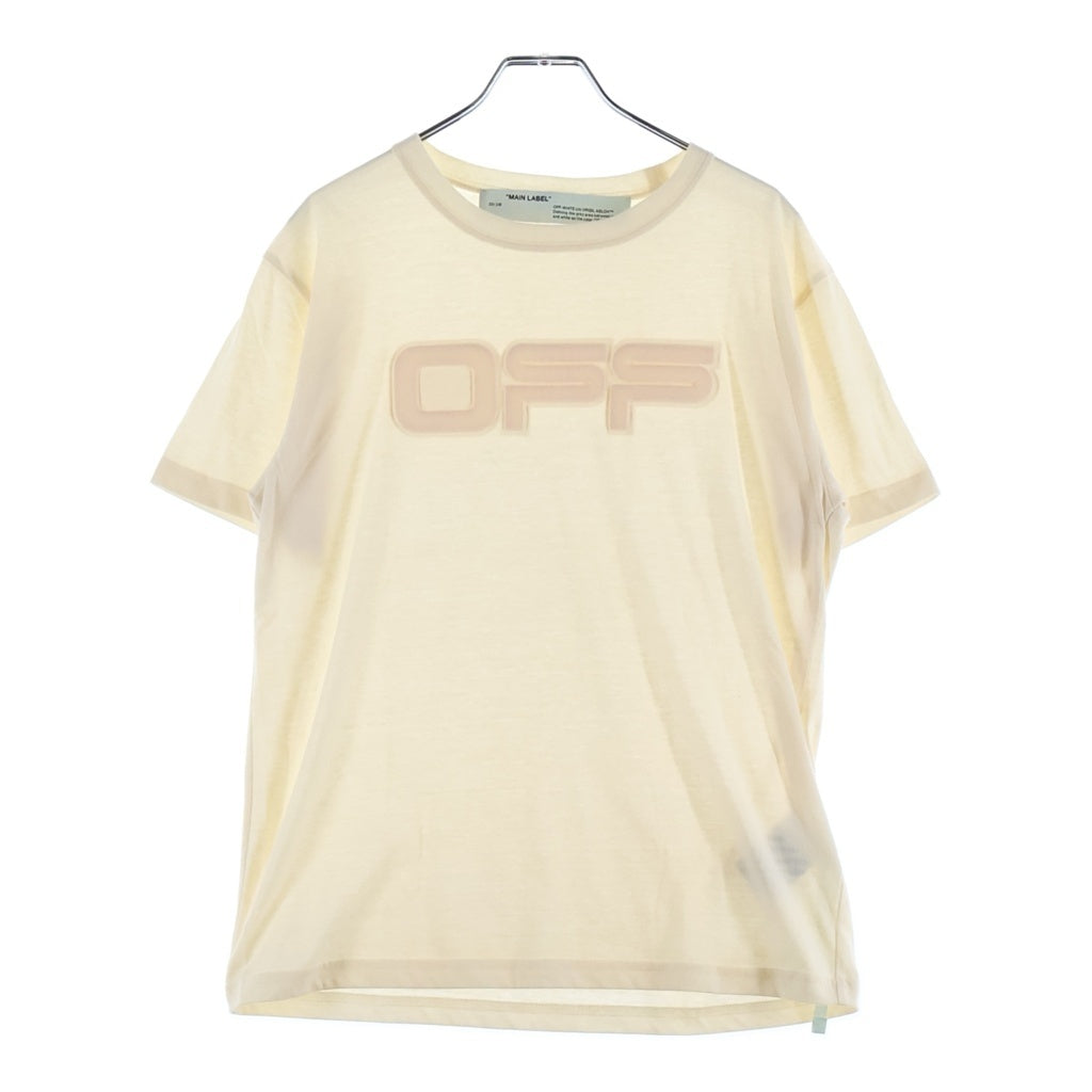 OFF-WHITE(オフホワイト) 20SS Emboss T-Shirt 半袖Tシャツ アイボリー OMAA081S20185020