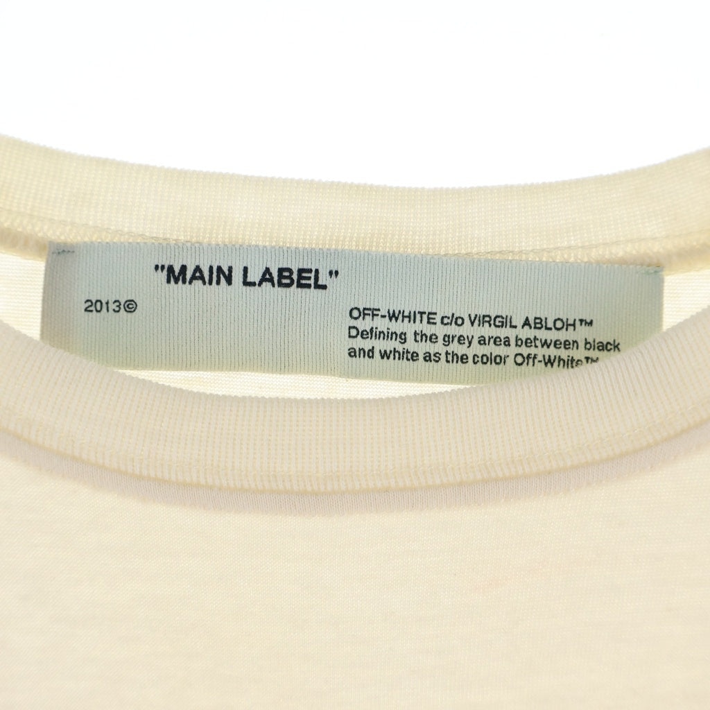 OFF-WHITE(オフホワイト) 20SS Emboss T-Shirt 半袖Tシャツ アイボリー OMAA081S20185020