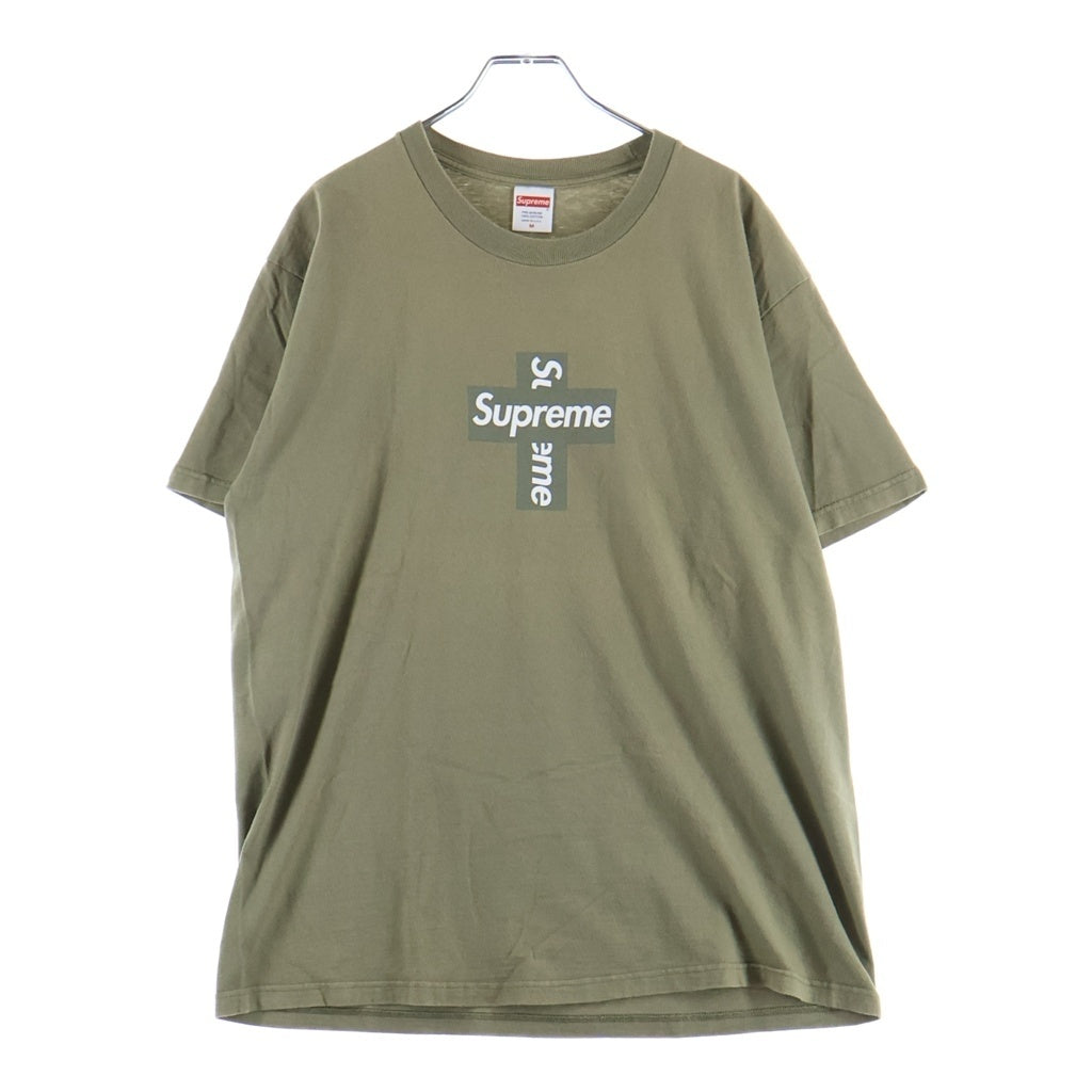 SUPREME(シュプリーム) 20AW Cross Box Logo Tee クロスボックスロゴ 半袖Tシャツ オリーブ