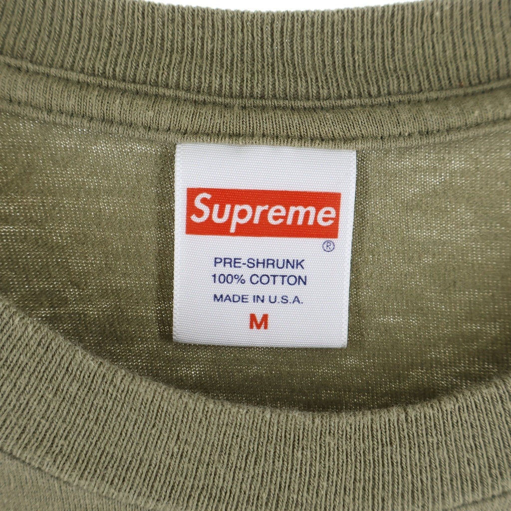 SUPREME(シュプリーム) 20AW Cross Box Logo Tee クロスボックスロゴ 半袖Tシャツ オリーブ