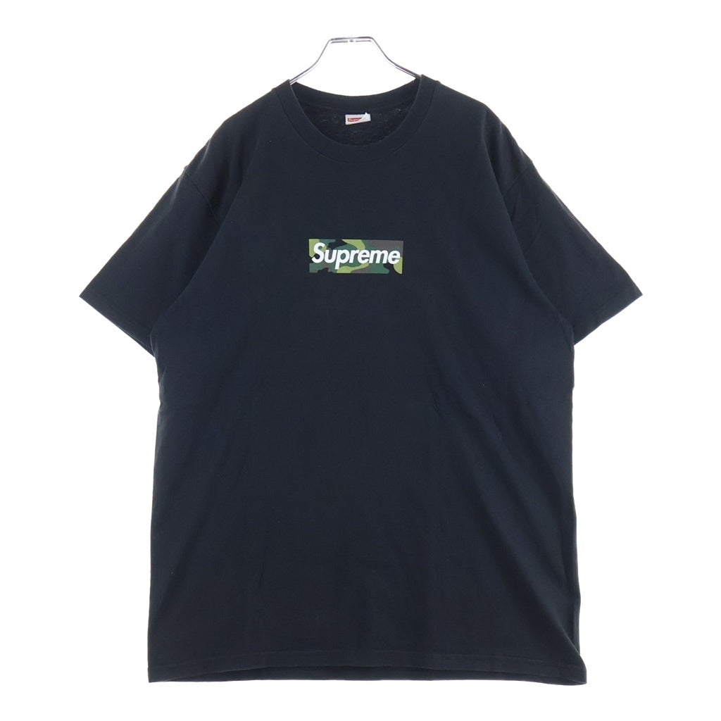 SUPREME(シュプリーム) 23AW Box Logo Tee カモフラージュ 迷彩ボックスロゴ 半袖Tシャツ ブラック