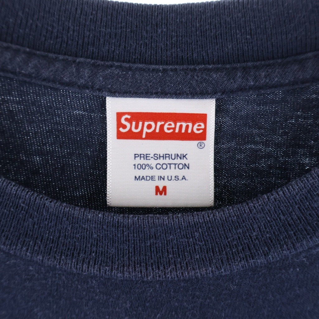 SUPREME(シュプリーム) 20AW Box Logo L/S Tee ボックスロゴ 長袖Tシャツ ロンT ネイビー