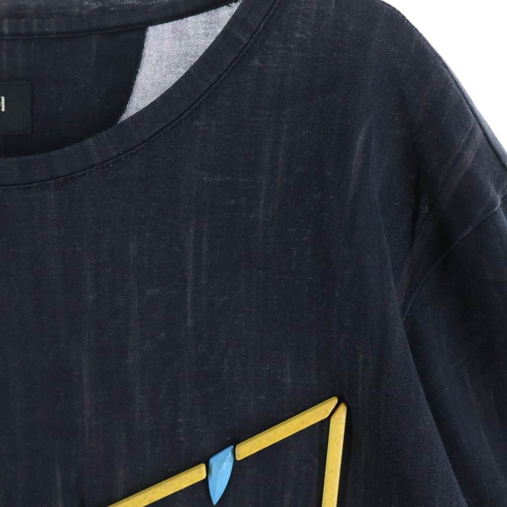 FENDI(フェンディ) Monster T-Shirt 半袖Tシャツ ブラック FY0626 A5CA