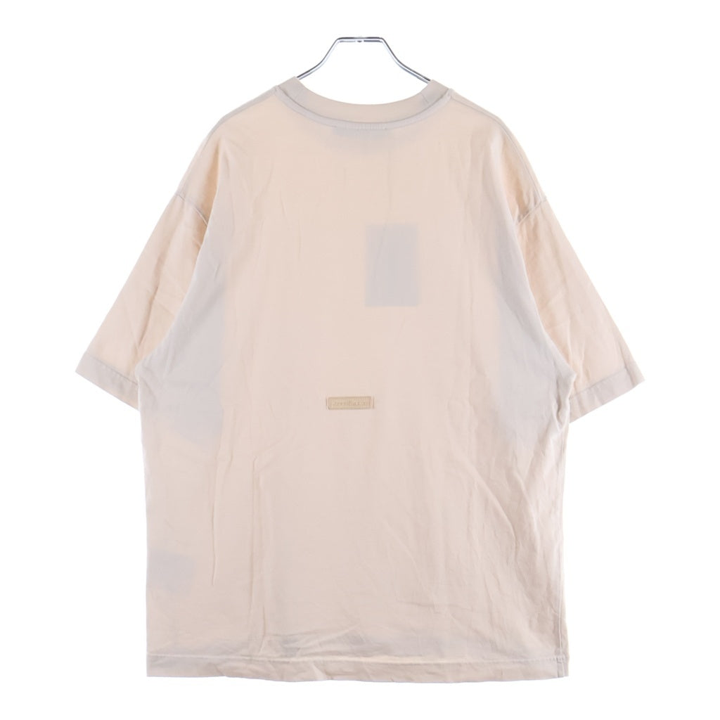 Acne Studios(アクネ ストゥディオズ) Rubber T-Shirt フェード加工 ラバーロゴ 半袖Tシャツ ピンク FN-UX-TSHI000018