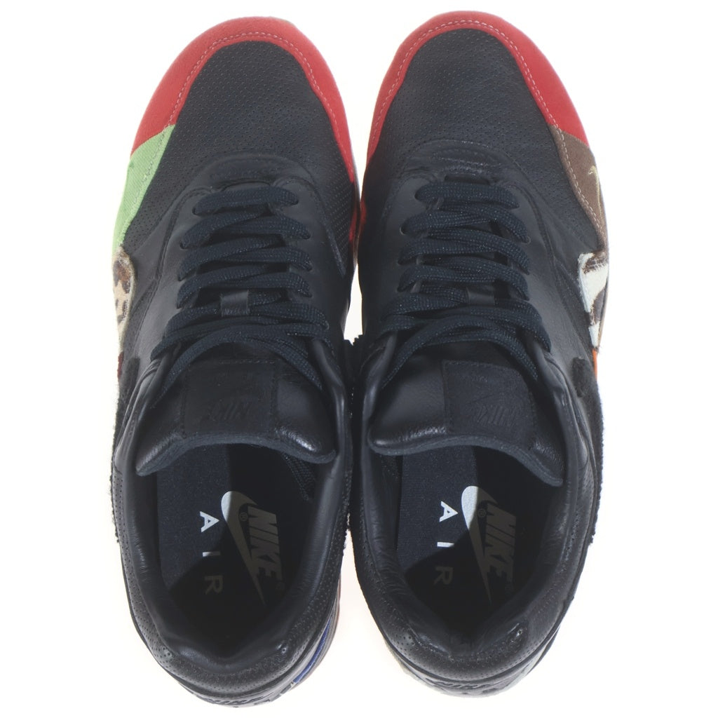 NIKE(ナイキ) AIR MAX 1 MASTER BLACK BLACKUNIVERSITY エアマックス1 マスター ブラックブラック ユニバーシティー ローカットスニーカー US9/27.0cm 910772-001