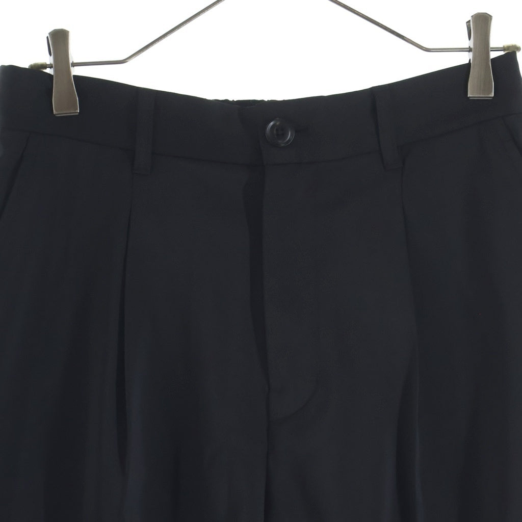 BREATH(ブレス) TUCK WIDE SLACKS タック ワイド スラックス ワイドパンツ ブラック BR26SS-P1008