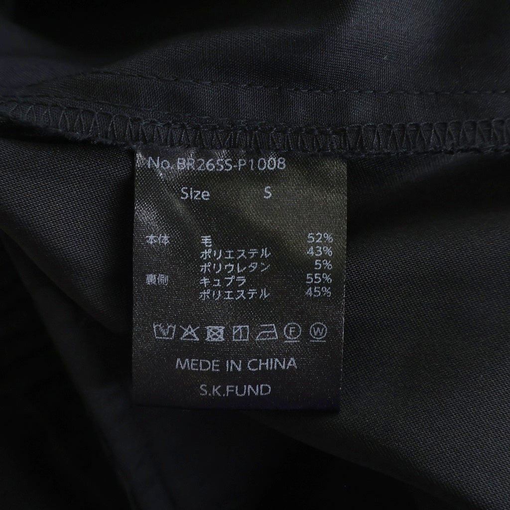 BREATH(ブレス) TUCK WIDE SLACKS タック ワイド スラックス ワイドパンツ ブラック BR26SS-P1008