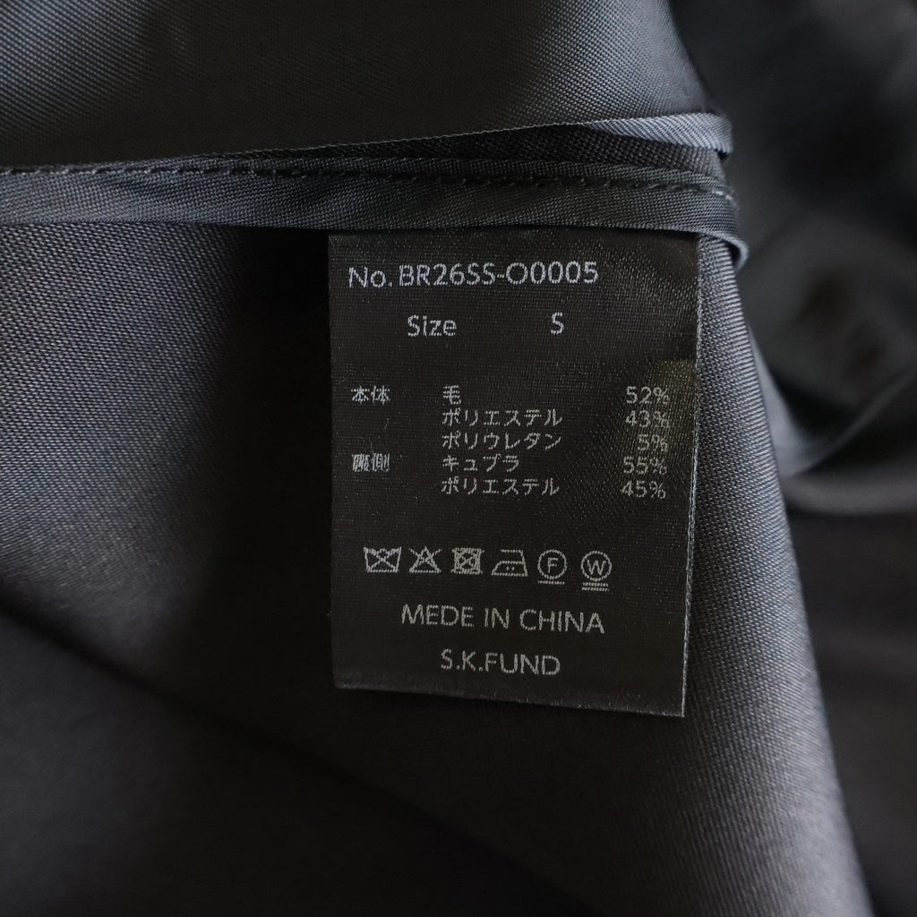 BREATH(ブレス) OVERSIZE DOUBLE JACKET オーバーサイズ ダブル ジャケット ブラック BR26SS-O0005