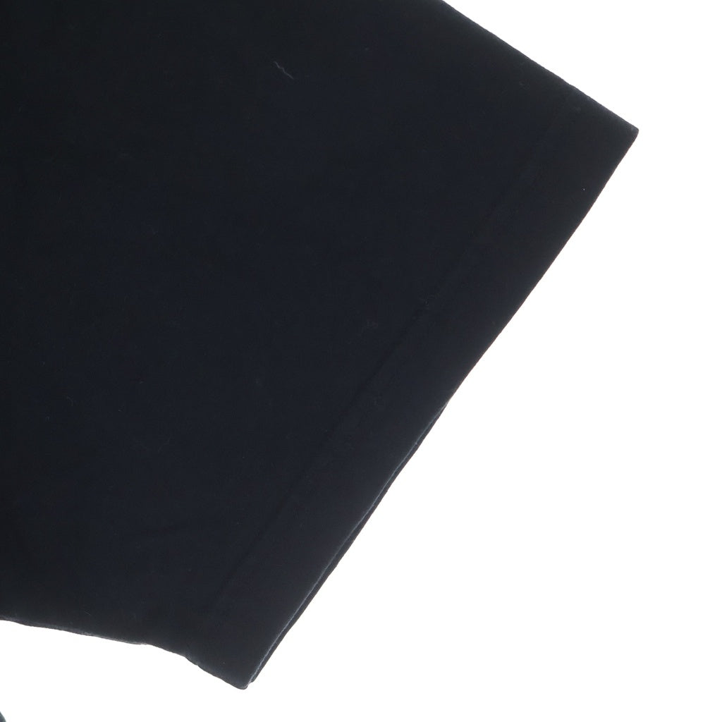 BALENCIAGA(バレンシアガ) ロゴエンブロイダリー クルーネックコットン 半袖Tシャツ カットソー ブラック 681045 TLVH9
