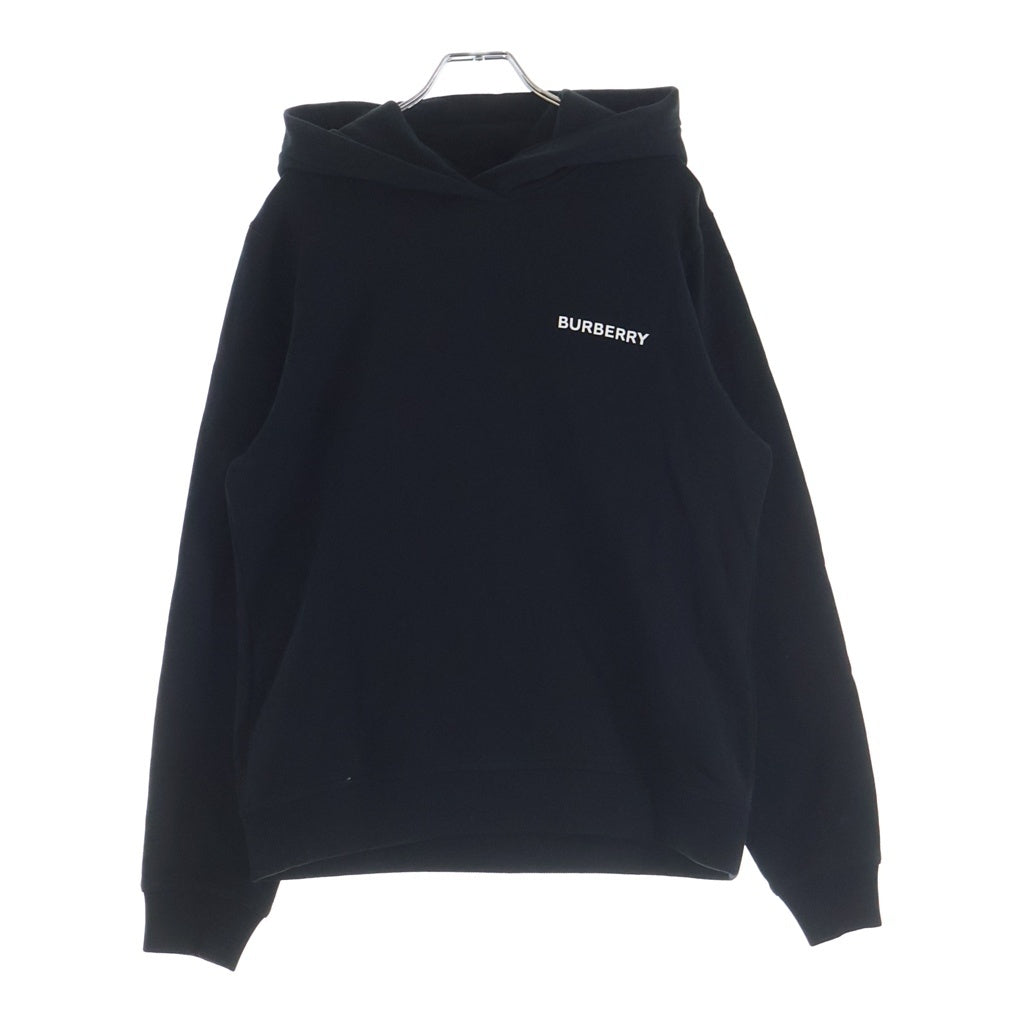 BURBERRY(バーバリー) バックプリントデザイン スウェット プルオーバ フーディー パーカー ブラック 8056050