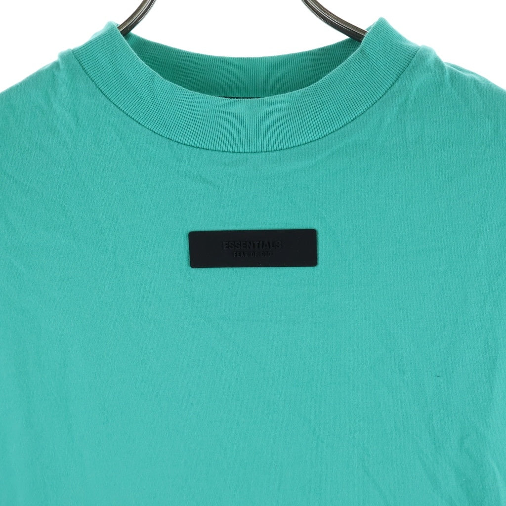 FEAR OF GOD ESSENTIALS(フィアオブゴッド エッセンシャルズ) S/S T-SHIRT ラバーロゴ 半袖Tシャツ グリーン
