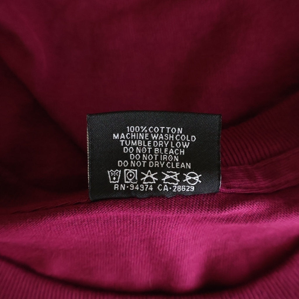 STUSSY(ステューシー) CIRCUIT TEE サーキット グラフィックプリント 半袖カットソー Tシャツ ワインレッド