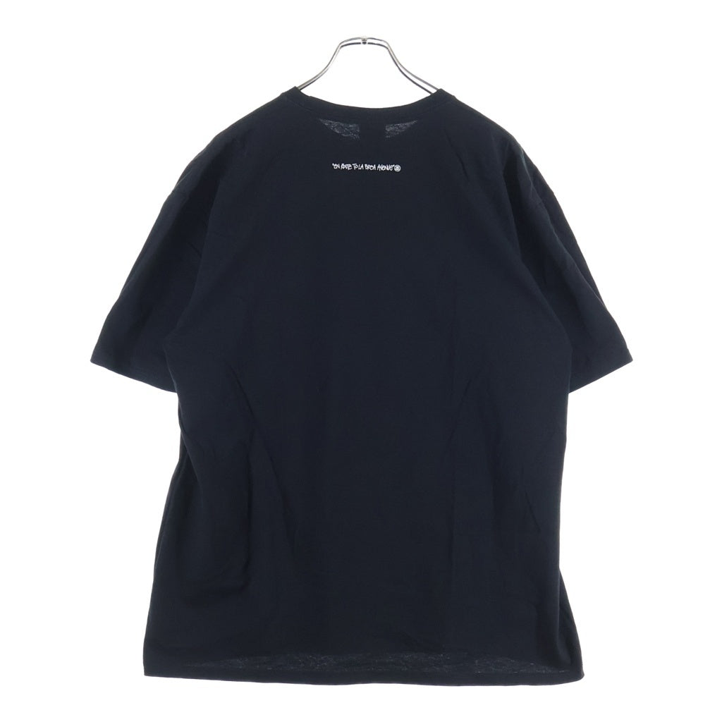 STUSSY(ステューシー) HIGHWAY TEE ハイウェイ グラフィックプリント 半袖カットソー Tシャツ ブラック